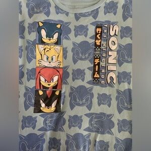 Sonic the Hedgehog Blue Long Sleeve Fleece Sweatsuit Set